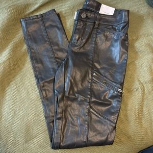 White House black market leather pants